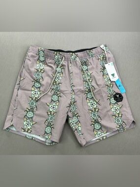 VISSLA MENS INKLINES 16.5” BOARDSHORTS DUSTY LILAC